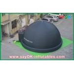 Printing Logo Black Inflatable Projection Tent For Education Class for sale
