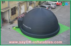 China Printing Logo Black Inflatable Projection Tent For Education Class supplier