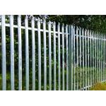 1.8m High Powder Coating Galvanised Palisade Fencing Triple Pointed Head for sale