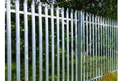 China 1.8m High Powder Coating Galvanised Palisade Fencing Triple Pointed Head supplier