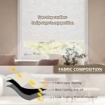 High Quality 100% Polyester Linen And Polyester Blackout Roller Blinds Fabric
