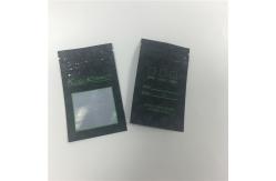 China UV print KUSH PE Prevent children from opening tobacco bags with window supplier