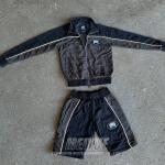 Custom Nylon 3m Reflective Mens Windbreaker Tight Elastic Waist Windproof Shorts Jackets and Short Sets Tracksuit Short Set for sale