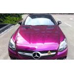 Swipeable Shiny Gloss Metallic Purple Vinyl Wrap 140gsm Bubble Free For Car for sale
