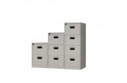 China Modern Knock Down Steel Drawer Filing Cabinet D600mm supplier