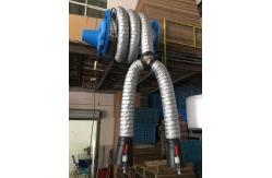 China 300 600 900 Degree High Temp Vehicle Exhaust Extracting Hose Reel supplier