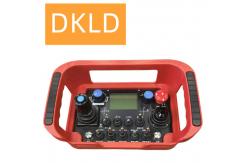 China AC36V Double Joystick Industrial Remote Controller With Push Button supplier