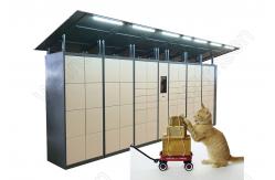 China Smart Combo Robotic Vending Locker Machine Gas Exchange For Sandwich Salad supplier