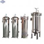 Stainless steel 304 Single Bag Filter Housing Chemical Polymer cartridge Filter Machine Potion Filtration Multibag filte for sale