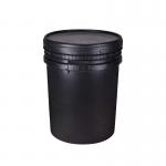 Customized Logo 10 Gallon White Black Large Plastic Bucket with Lid Paint for sale