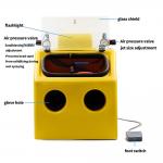 220V Antique Gold And Silver Sandblasting Machine Frosted Glass