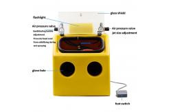 China 220V Antique Gold And Silver Sandblasting Machine Frosted Glass supplier