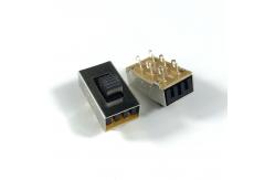 China 6 Pin 2P2T AC250V 1.5A HSV Knob On Off Toggle Switch supplier