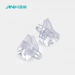 11*10.6mm Crystal Steel Plastic Shelf Pins, Furniture Cabinet Connector For Rta Furniture for sale