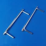 Silver Coated Surface Quartz Glass Tube Stable Performance