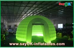 China Inflatable Igloo Tent Advertising Dome Inflatable Air Tent , Led Light Inflatable Lawn Tent supplier