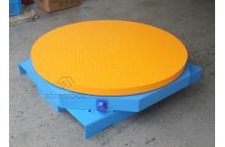 China Low Profile Manual Pallet Wrapping Turntable Machine Pedal Switch supplier