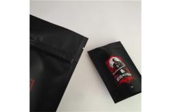 China Custom Matte Finish Smell Proof Bags Moisture Proof Resealable Plastic Food Seal Packaging supplier