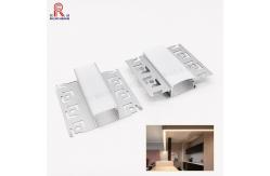 China Wall Corner Aluminium LED Strip Light Profile 3mm Thickness Recessed supplier