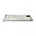 Rugged Compact  IP65 Waterproof Vandal-proof Stainless Steel Industrial Military Kiosk Keyboard With Touchpad for sale