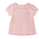Short Sleeve Girl Pink Summer Shirts for sale