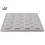 RK Bakeware China Nonstick Aluminized Steel Square Ciabatta Roll Pan Baking Tray