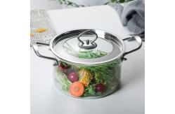 China Kitchenware 5L Borosilicate Transparent Glass Soup Pot supplier