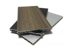 China Fireproof Aluminium Bead Core Composite Panel Lattice Wave Non Combustibility supplier