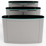 Rustproof Management Bi Directional Flap Barrier Turnstile OEM ODM