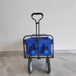 Four 8 Inch Wheels Folding Collapsible Camping Wagon Trolley Cart