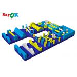 Adult Inflatable Interactive Game 36ft Giant Inflatable Obstacle Course for sale