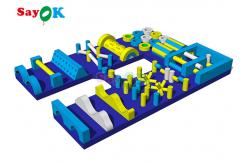 China Adult Inflatable Interactive Game 36ft Giant Inflatable Obstacle Course supplier