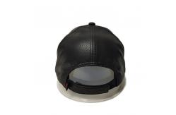 China Genuine Leather Material Custom Baseball Hats For Man Common Fabric supplier