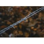 Yard Protection Galvanized Steel Barbed Wire 15mm 14*16 Gauge for sale