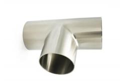 China Reducing Equal DIN 2 Inch Stainless Steel Tee Heat Treatment Casting Technique supplier