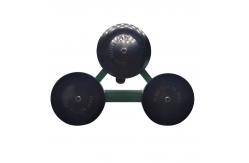 China PBLOG Strong suction 220kg glass suction cup three jaw hand tools natural rubber supplier