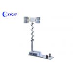 Mobile LED Night Scan Light Tower , 1.8m Vehicle Mounted Light Tower Mast for sale