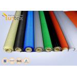 0.9mm Thickness 1000°F/550°C Heat Insulation Silicone Coated Fiberglass Fabric for sale