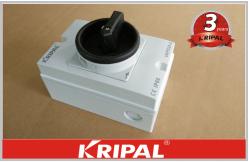 China Miniature Solar PV 25A Power Isolation On Off Rotary Disconnect Switch IP66 supplier