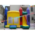Outside Kids Party Inflatable Bouncer Slide Durable With Beautiful Printing for sale