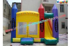 China Outside Kids Party Inflatable Bouncer Slide Durable With Beautiful Printing supplier