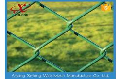 China Low Carbon Steel Wire Chain Link Security Fence With Round Post supplier