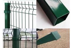 China Green Pvc Coated Welded Wire Mesh Fence / 3D Curved Wire Mesh Fencing supplier