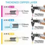 Durable Plastic Heat Shrink Wire Connectors , Multipurpose Insulated Wire Terminals 540pcs