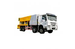 China Sinotruk HOWO 8x4 Micro Surfacing Slurry Paver Pavement Asphalt Truck Machine supplier