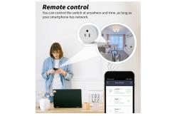 China 10A US WIFI Smart Socket Remote Control Timer Electricity Wall Socket supplier