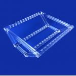 high temperature resistant Quartz Wafer Carrier Quartz Wafer Boat For Wafer Diffusion for sale