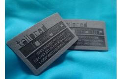 China OEM Jeans Leather Label Custom Printed Embossed Leather Patch supplier