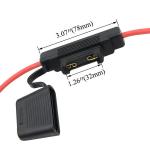 APX Maxi Blade Fuse Holders / 8 Awg Inline Fuse Holder PVC Splashproof