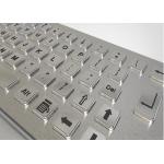 FCC PS/2 SUS304 Industrial Keyboard With Touchpad
